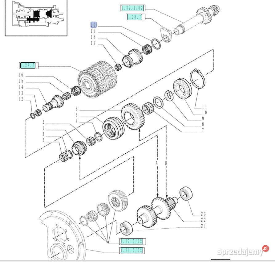 81863743 Podkładka T6 T5 TSA Maxxum Farmall MXU Warszawa sprzedam