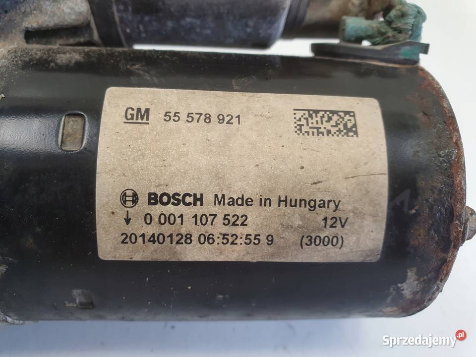 Opel Corsa D 14 16V ROZRUSZNIK bosch 0001107522