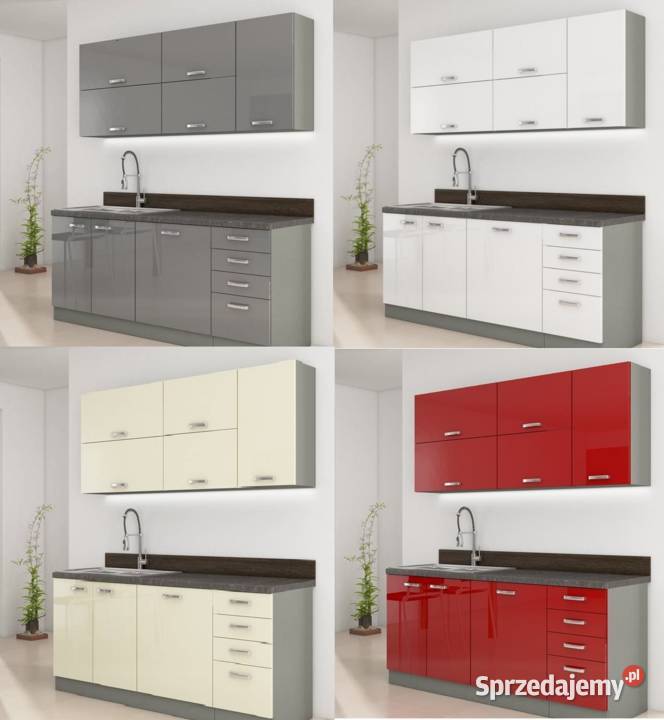 MebleSzafki kuchenneKuchnia Karmen Grey Rose Kalisz