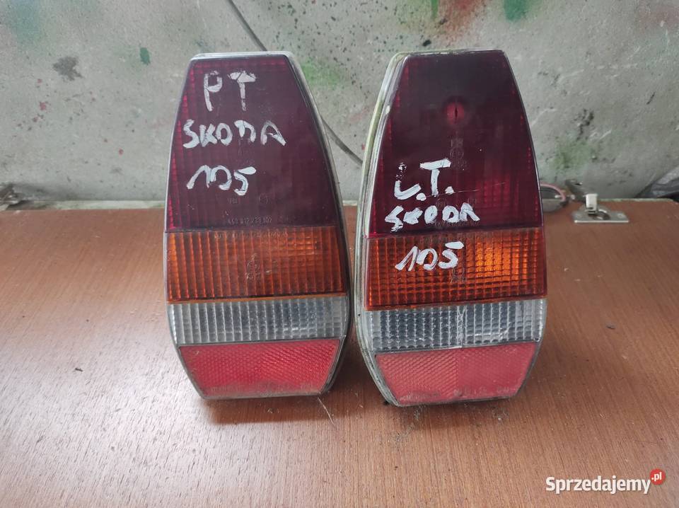 SKODA 105 120 lampa tył prawa lewa świętokrzyskie Kielce