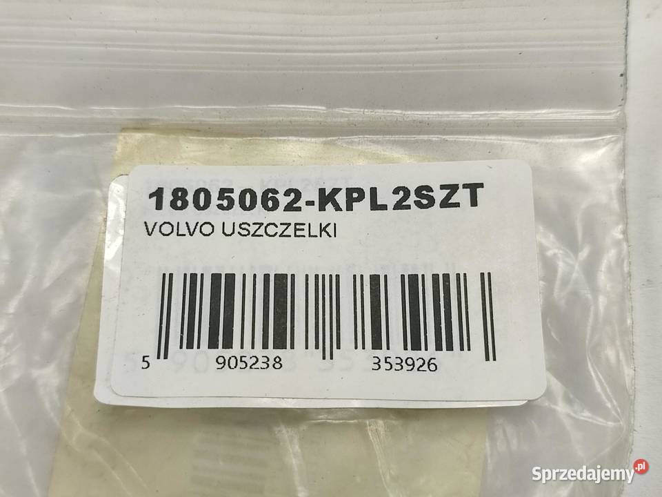 USZCZELKI 2 VOLVO TRUCKS NOWE ORYGINALNE 1805062
