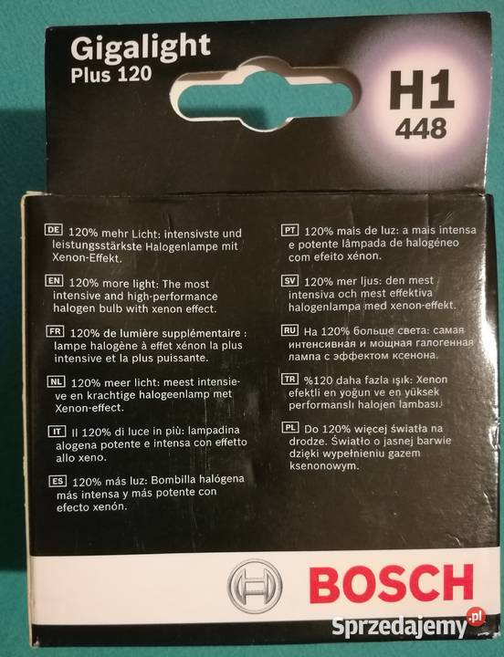 Żarówki H1 Bosh 120 gigalight Olsztyn sprzedam
