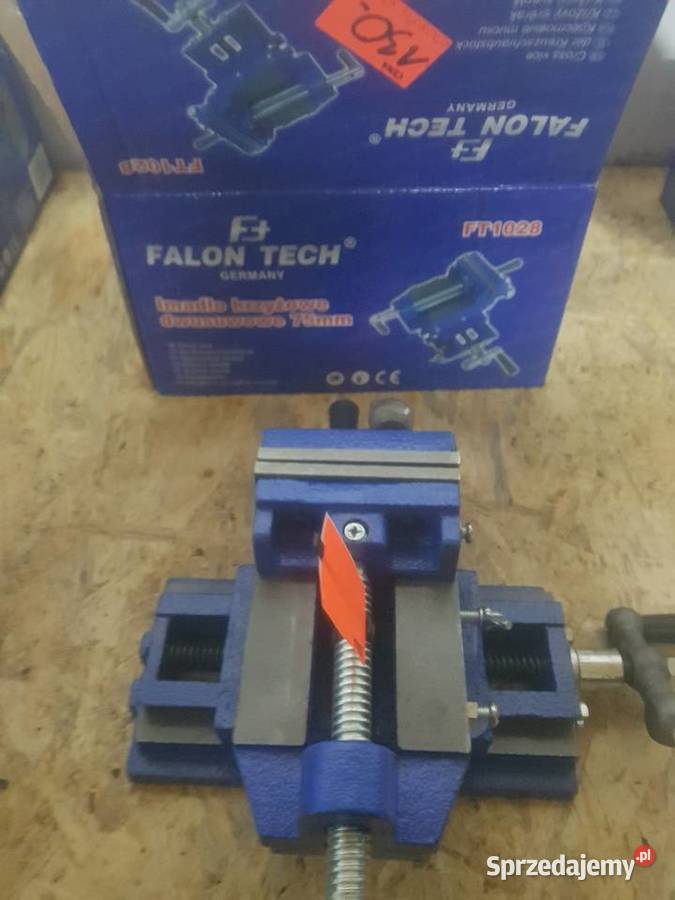 Imadło maszynowe 75mm dwuosiowe krzyżowe imadła Głogowa