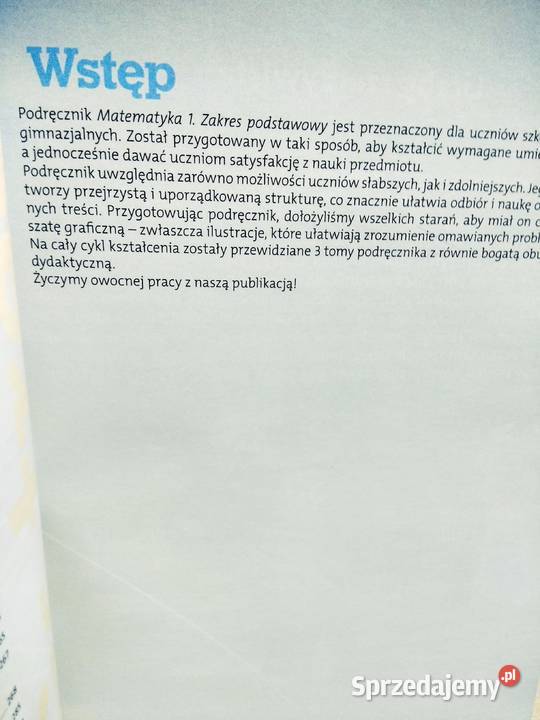 Matematyka ciekawi świata podręcznik operon Antykwariat Warszawa sprzedam