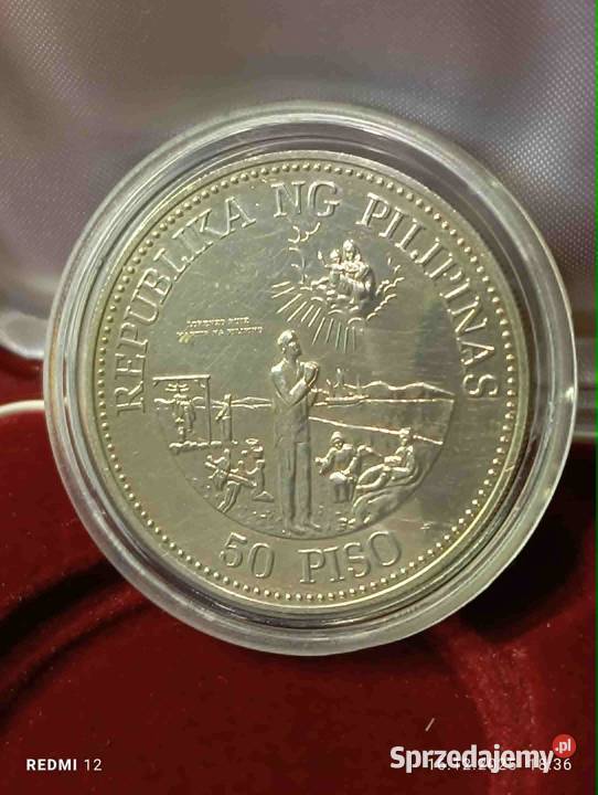 10 000 Filipiny 50 Piso 1981 Jan Paweł II Warszawa