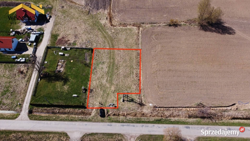 Działka budowlana Karczowiska Górne Elbląg asfalt