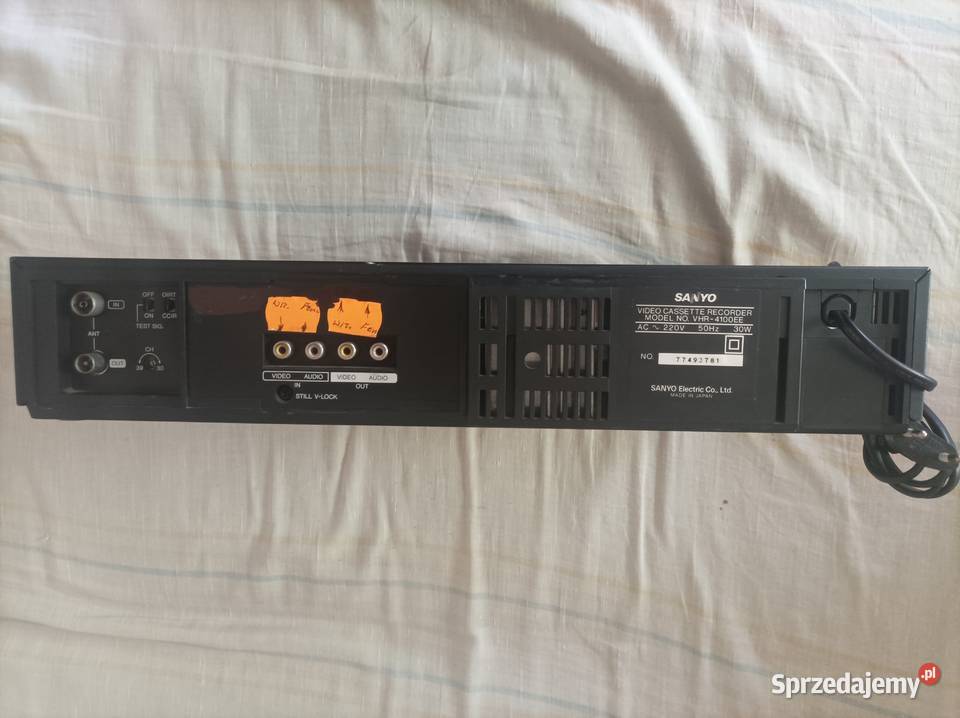 Sprzedam magnetowid Sanyo opolskie Opole sprzedam