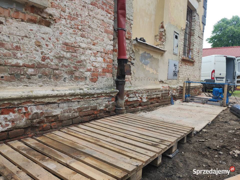 Izolacja osuszanie budynków Cięcie metodą PRINZ usługi budowlane