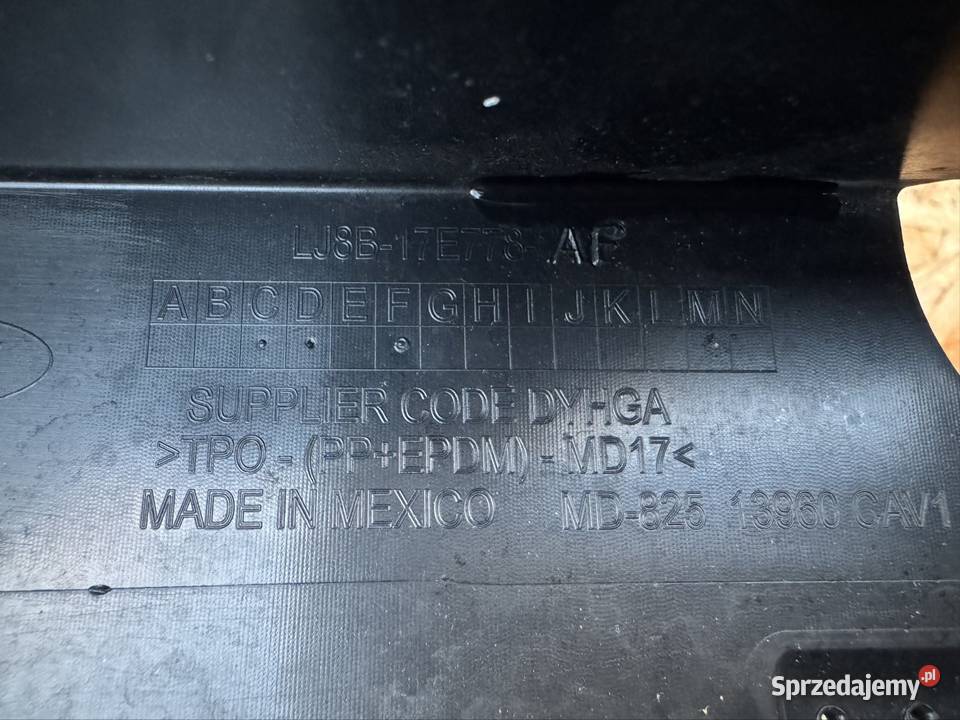 Ślizg mocowanie absorber zderzaka przód mustang Sieraków