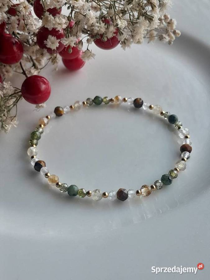 Kamienie naturalne Cytryn Perydot Jaspis