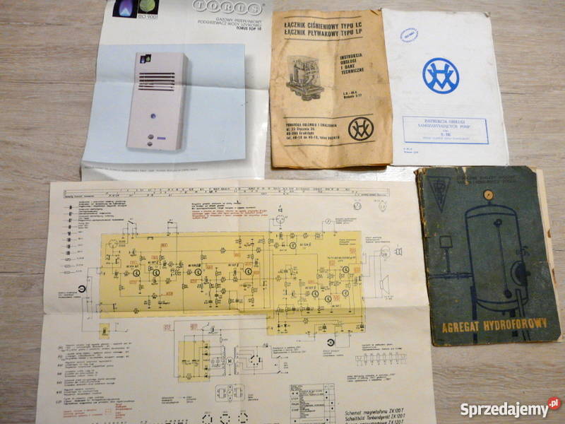 Stare instrukcje obsługi Świebodzin sprzedam