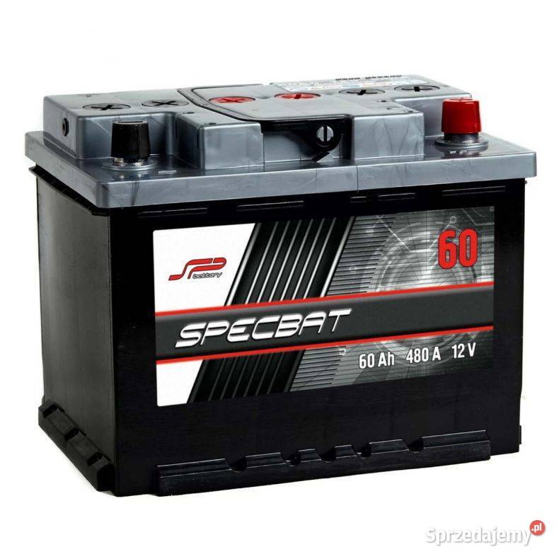 Akumulator SPECBAT 60Ah 480A EN PRAWY PLUS niski Układ elektryczny Białystok