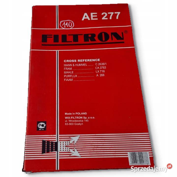 FILTR POWIETRZA Filtron AE 277 AE277 Renault lubelskie Chełm