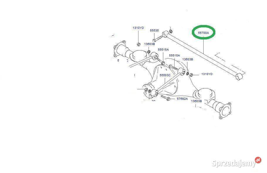 DRĄŻEK REAKCYJNY ZAWIESZENIA TYŁ HYUNDAI TUCSON