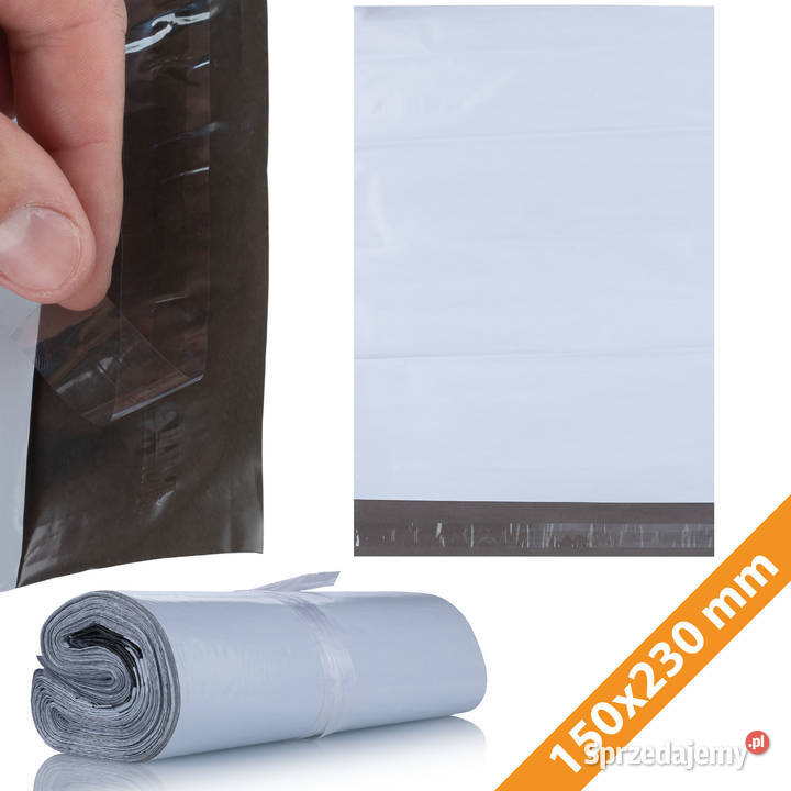 Foliopaki Białe 150 x 230 mm 100 LDPE Ludźmierz sprzedam