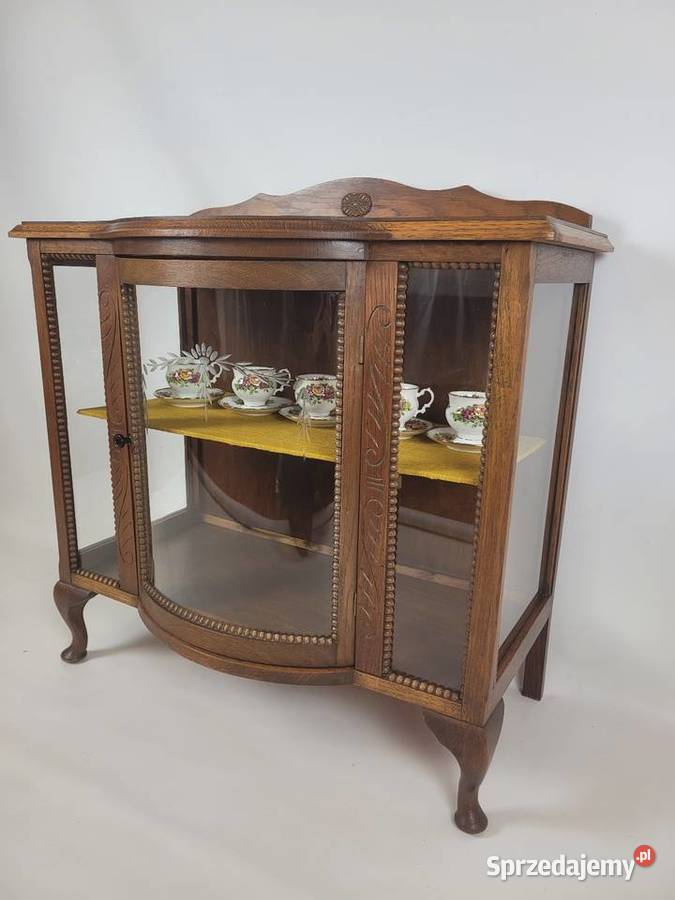 Herbaciarka dębowa gięta szyba Białogard sprzedam