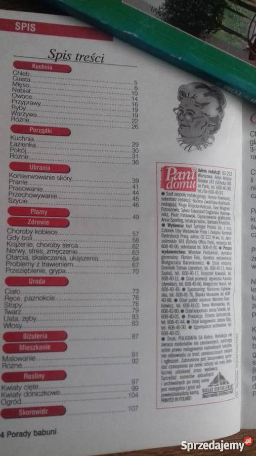 Porady babuni sałatki warmińsko-mazurskie Iława sprzedam