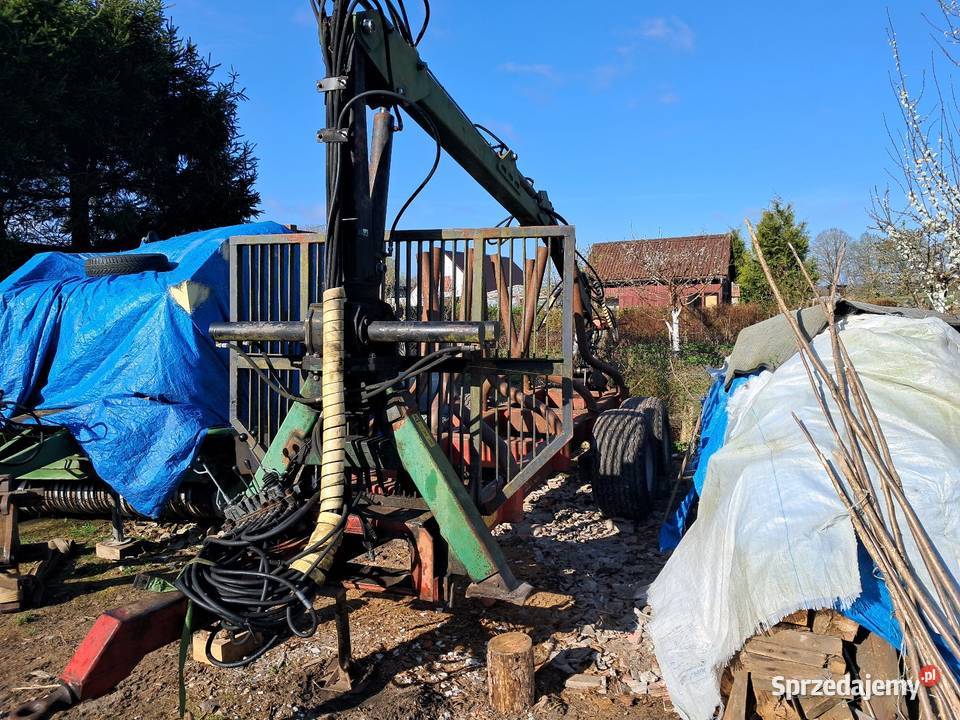 przyczepa leśna more maskiner SF 105 Płoty