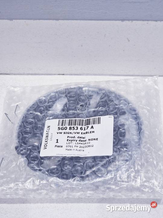 NOWY emblemat logo Volkswagen Golf VII Dąbrowa Górnicza