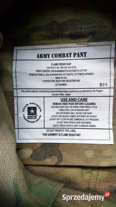 Mundur combat pant jacket multicam Militaria Gdańsk