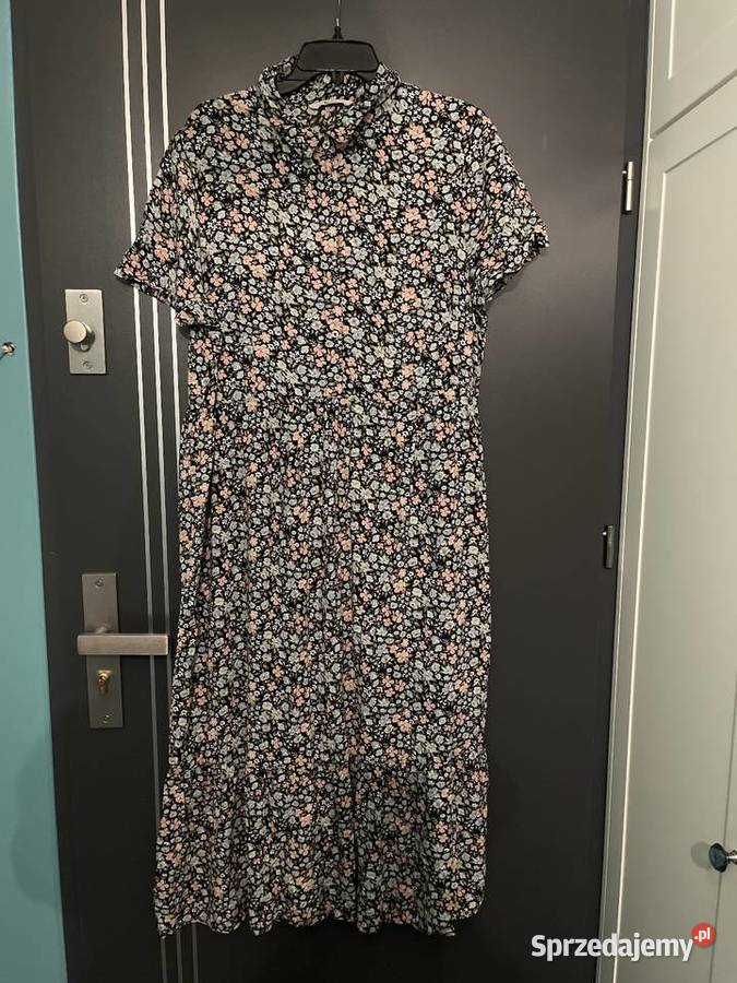 Tu sukienka modny wzór kwiaty floral viscoza hit Odzież damska Choszczno