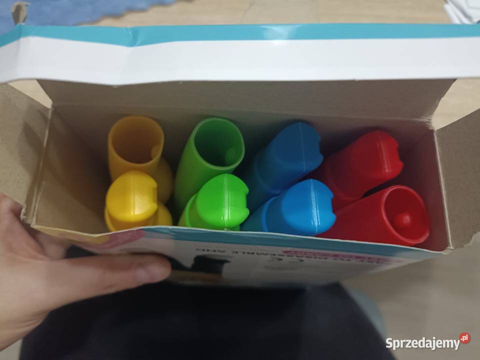 Hulahop z wypustkami kolorowe 60 składane z 8 Kwidzyn