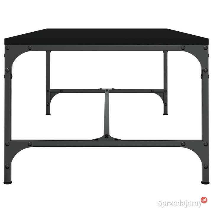 Stolik kawowy czarny 80x50x35 materiał mazowieckie Warszawa