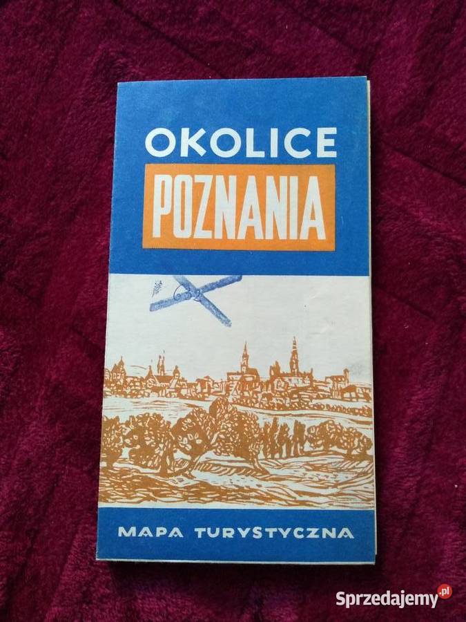 Mapa Poznania 1973 dolnośląskie