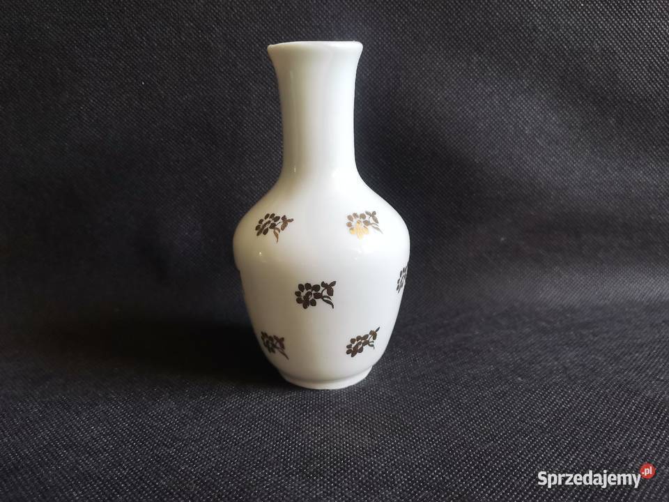 Stary mały wazon porcelana Bogucice design PRL Katowice