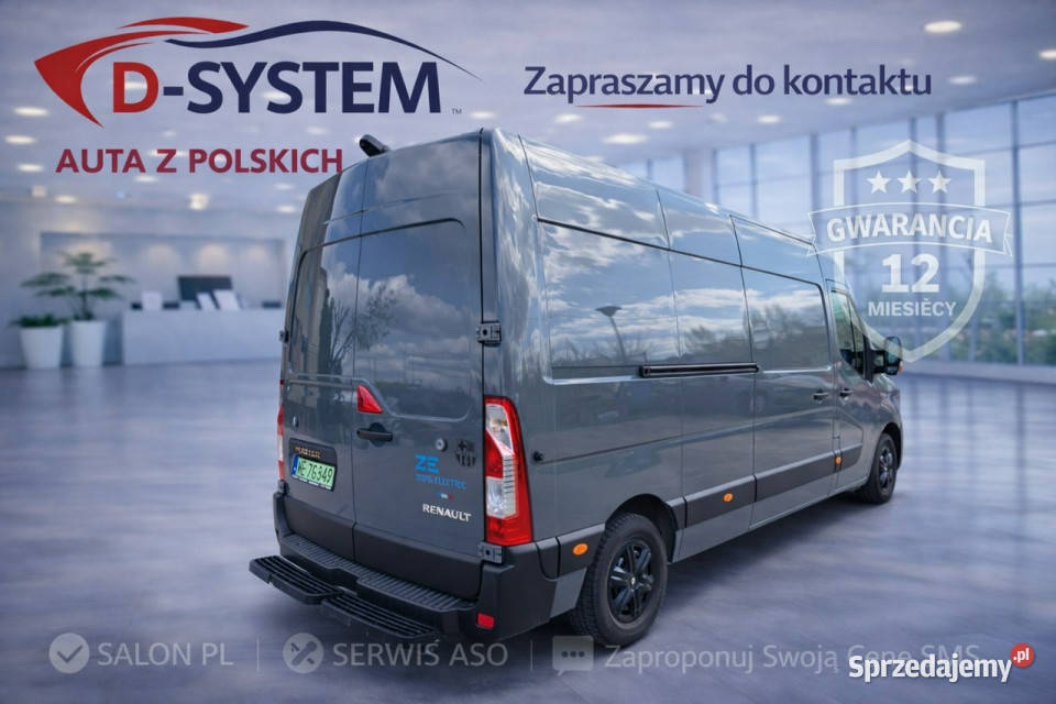 Renault Master 2023r LONG Furgon fvat SUPER STAN tempomat podlaskie Białystok