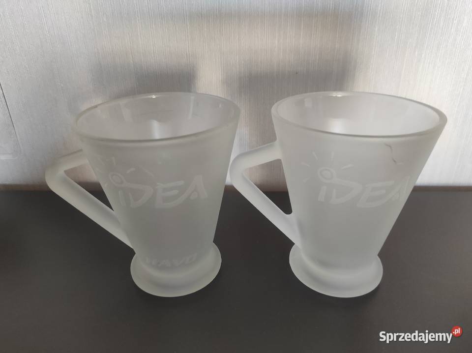 Kubki szklane 2 250ml podlaskie Warpechy Stare sprzedam