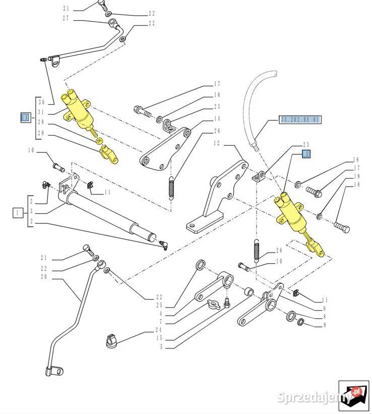 Cylinderek hamulcowy Case Holland 87748455 Białystok