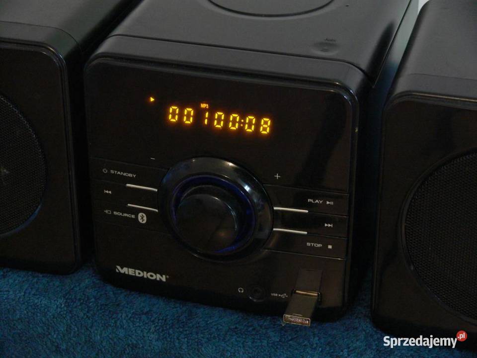 Wieża Medion z kolumnami CD USB mp3 BT WYSYŁKA podkarpackie Jasło