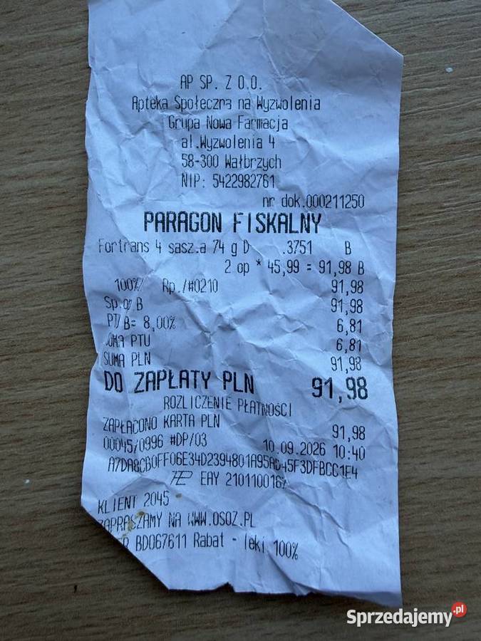 FORTRANS preparat do kolonoskopii Zdrowie i Uroda