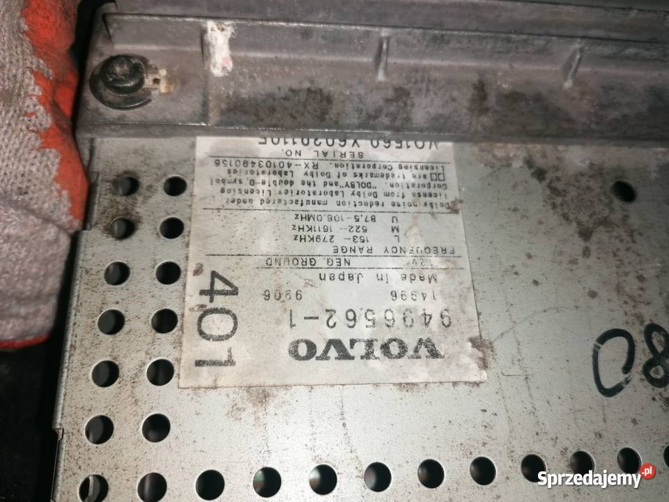 Radio Fabryczne Kaseta Volvo S80 osobowe lubelskie Wisznice