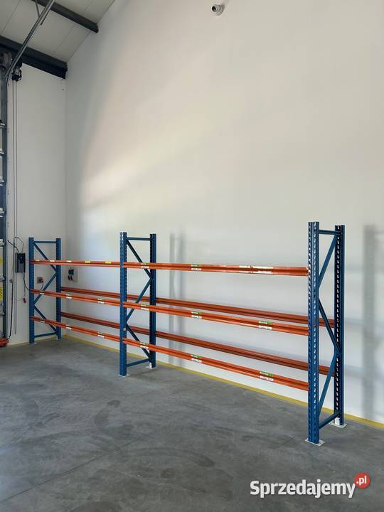 Regał paletowy H300x110 trawersy 360 magazynowe Mińsk Mazowiecki