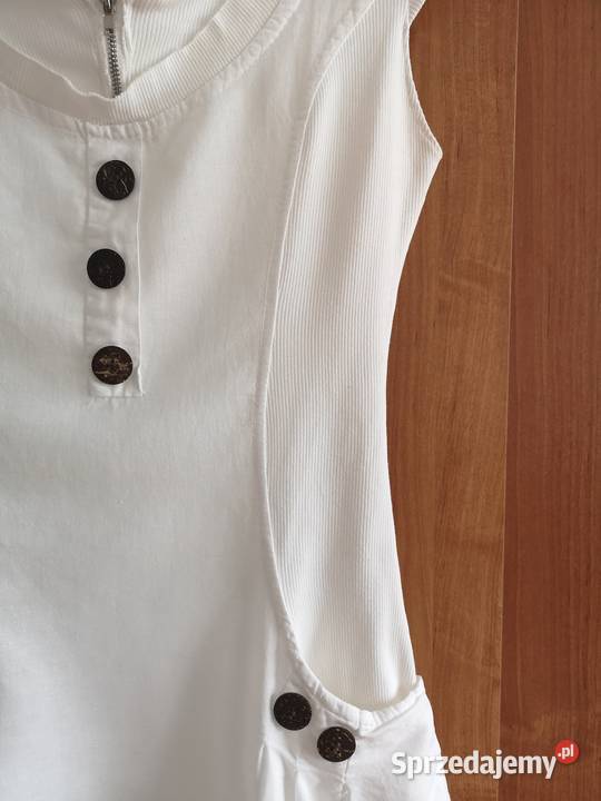 Biała sukienka na lato r3638 Spódnice i sukienki Otrębusy