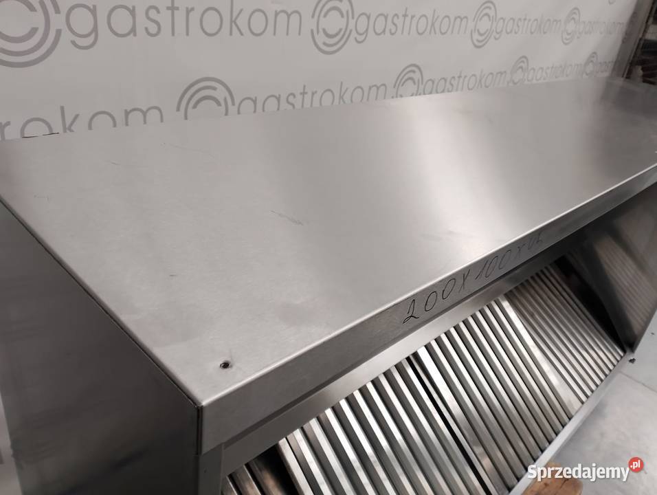 OKAP PRZYŚCIENNY SKRZYNIOWY 200X100X45 śr 2X315 sprzedam