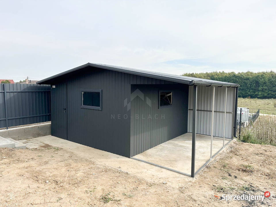 Garaż blaszany Domek ogrodowy 4x6m Wiata 2x6m opolskie Nysa