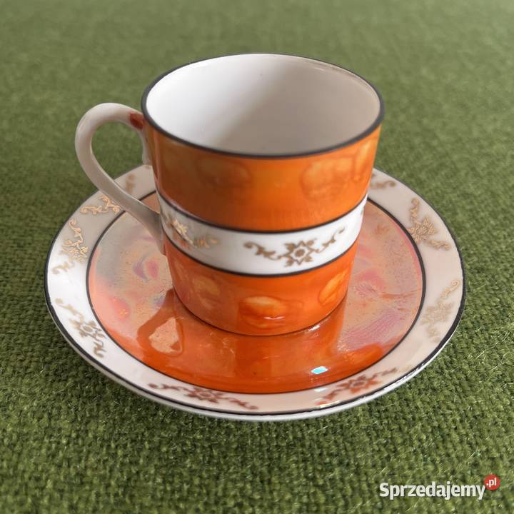 Stara kolekcjonerksa filiżanka do mokki