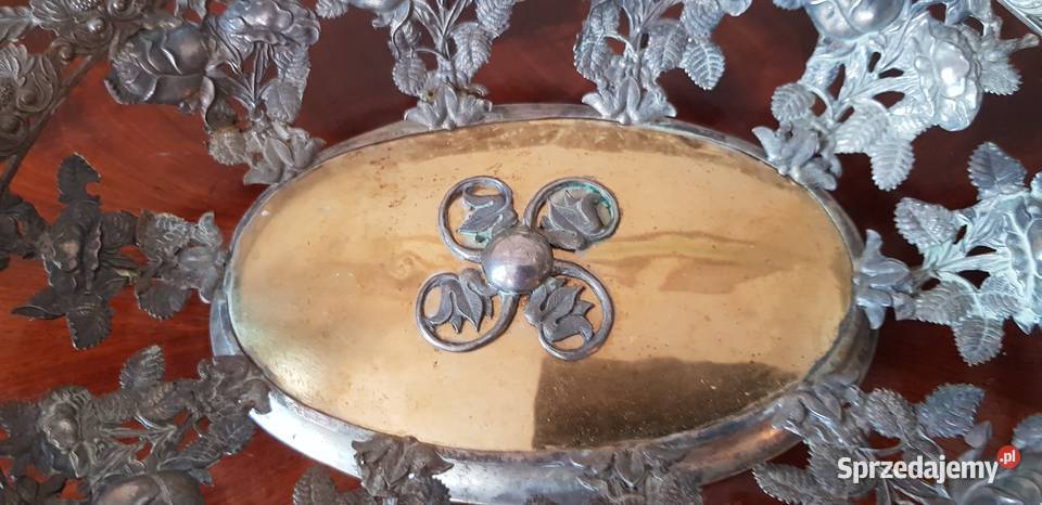 Patera srebrna myśliwska Berlin przed 1850 r Orneta