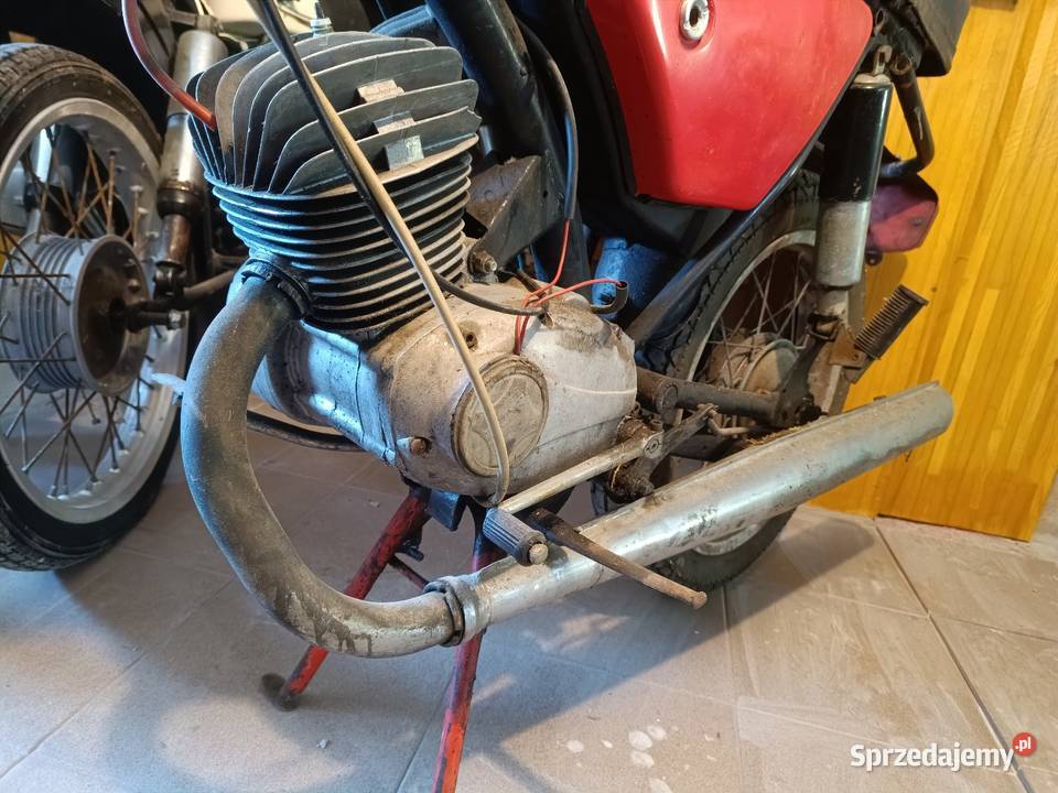Jawa 90 roadster trial cross tłumik wydech Części i akcesoria motocyklowe śląskie Bielsko-Biała