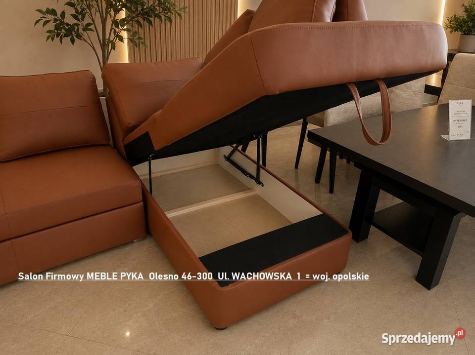Nowy Narożnik Modern SKÓRA NATURALNA 225 x 170 Olesno