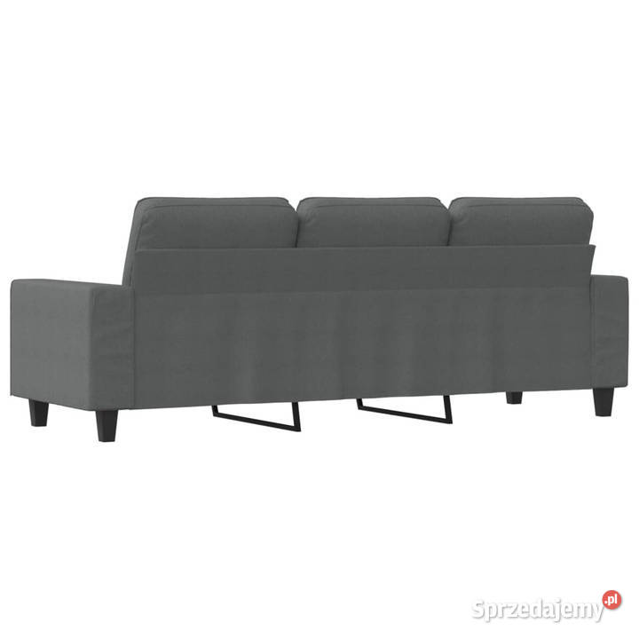Sofa 3osobowa ciemnoszara 180 tapicerowana Warszawa