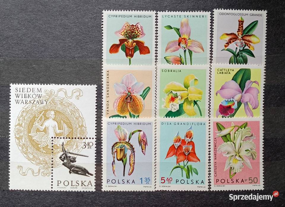Znaczki polskie 1965 czyste łódzkie Leźnica Wielka-Osiedle sprzedam