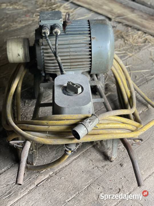 Silnik 11 kw 1460 obr Indukta Wózek Kabel 20m
