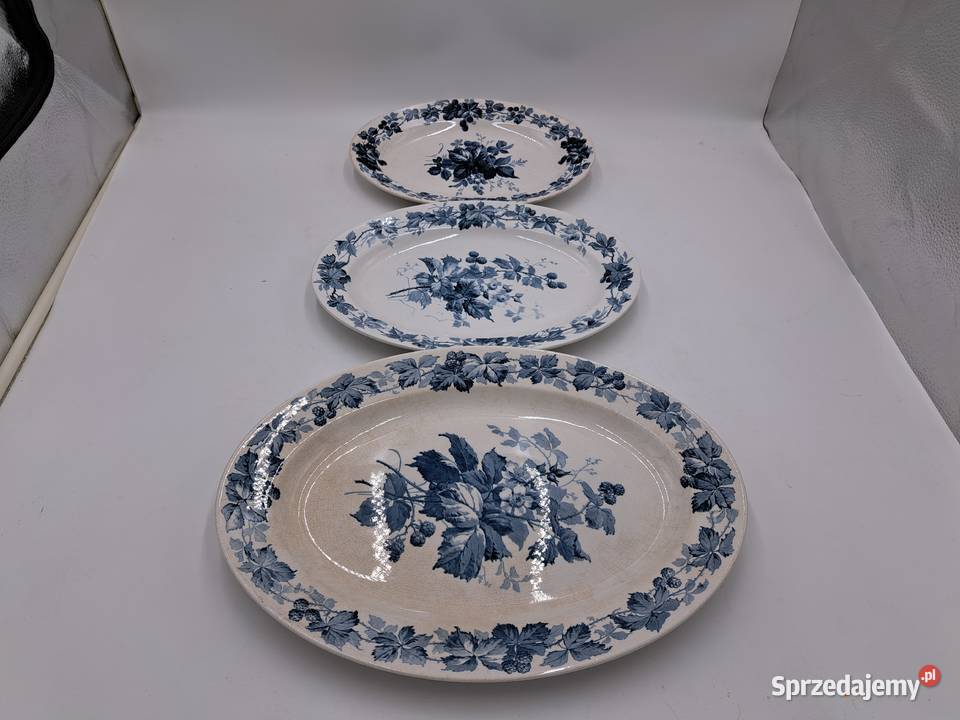 Zabytkowy talerz półmisek owalny VilleroyBoch Porcelana i szkło Olkusz