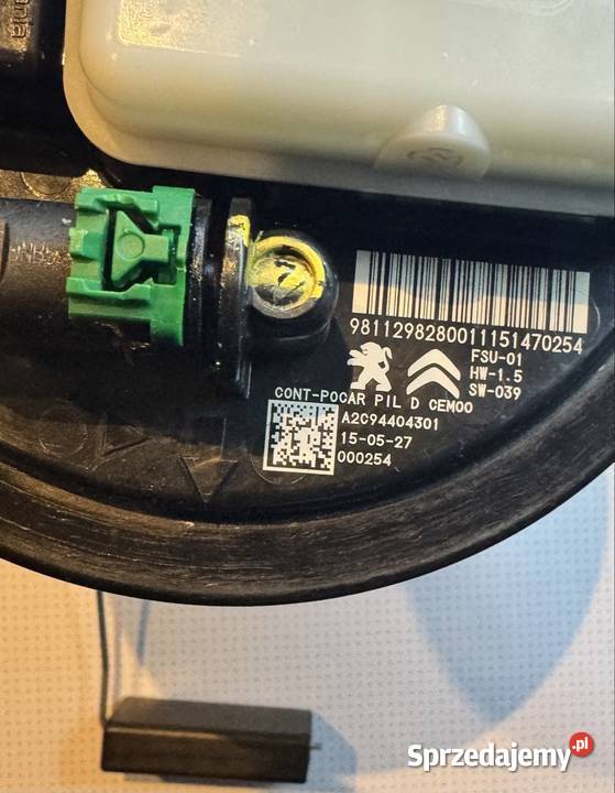 POMPA PALIWA 16 HDI PEUGEOT 3008 1624r Pompy paliwa Katowice