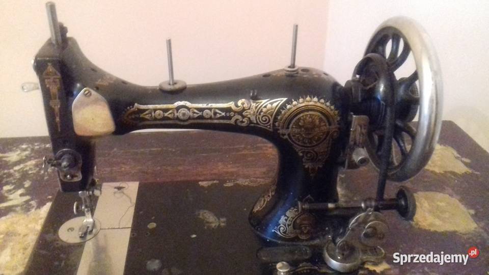 Zabytkowa maszyna do szycia z żeliwną podstawą Kraków sprzedam
