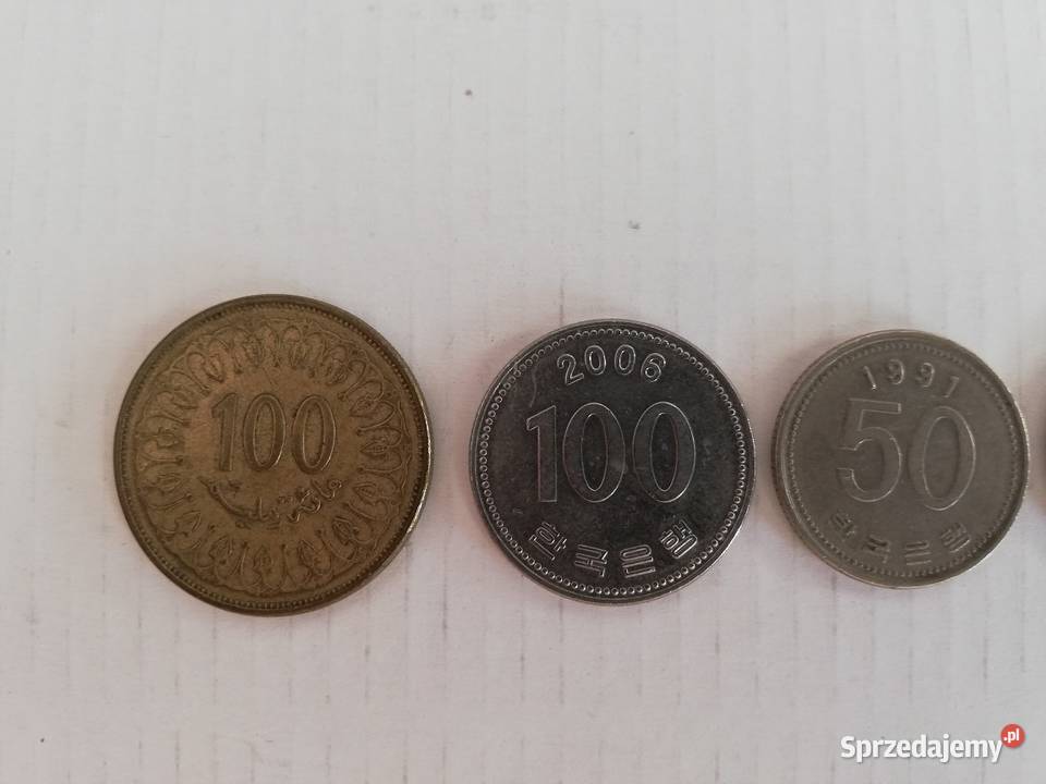 Monety Korea Południowa Wronki